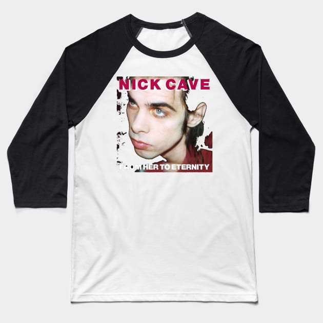 Nick Cave Baseball T-Shirt by arivasrobbins